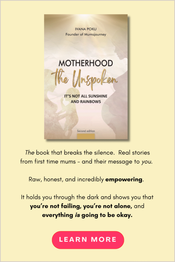 new mum support, motherhood the unspoken, ivana poku