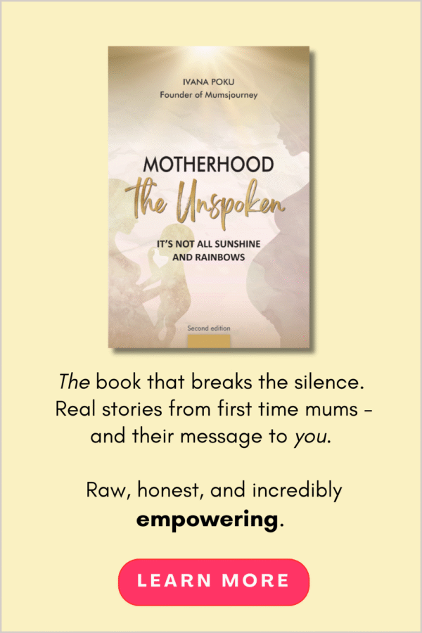 new mom support, ivana poku, mumsjourney