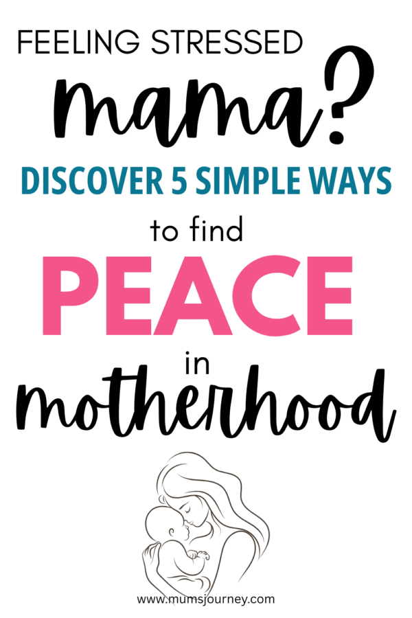 calm mum, patient mum, happy mum