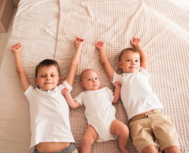 third baby after twins