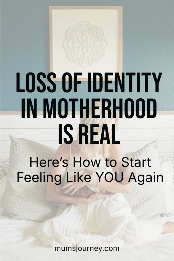 lost identity after having a baby, new mum, first time mum