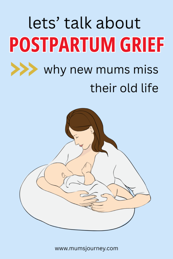 postpartum grief, new mum tips, new mum miss my old life, new mum support