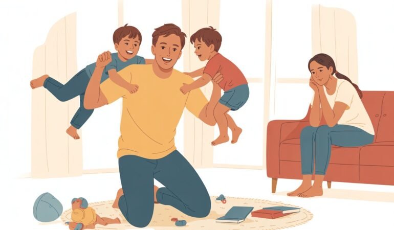 Feeling Invisible as a New Mum, superdad partner