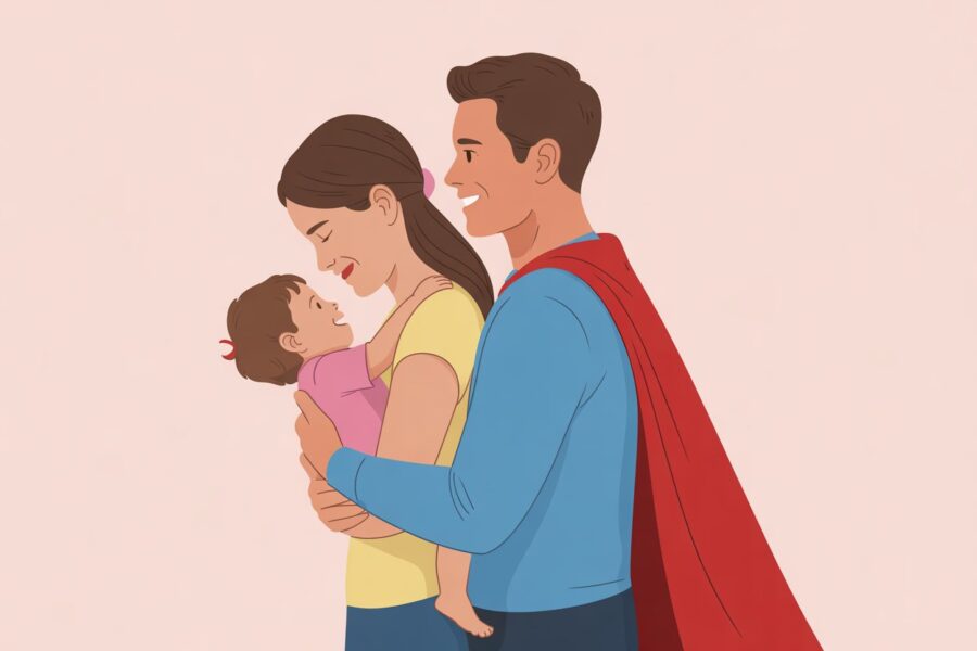 Feeling Invisible as a New Mum, superdad partner