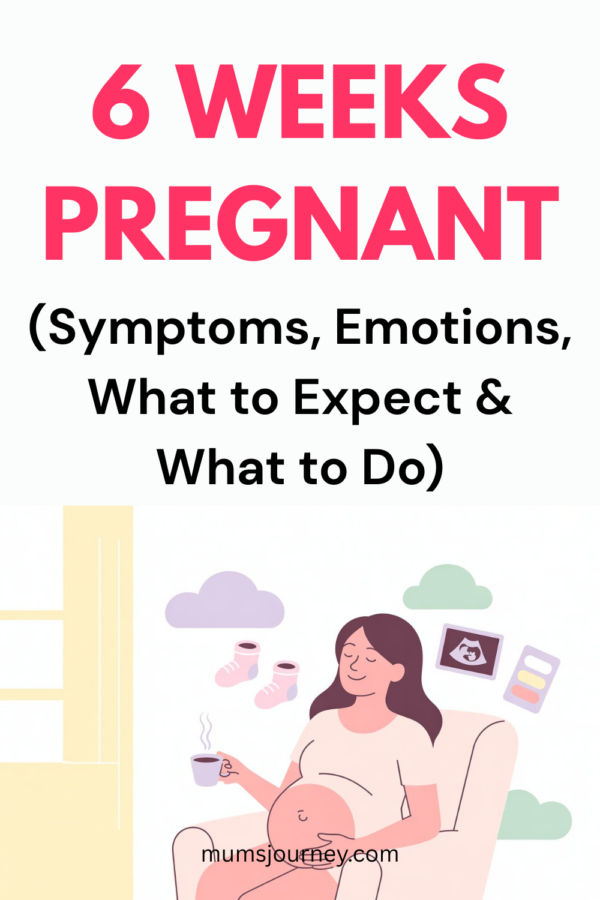 6 weeks pregnant, pregnancy tips, pregnancy announcement, first trimester tips