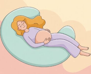 best pregnancy pillow for side sleepers, back pain, and hip pain, c shape and u shape pregnancy pillow