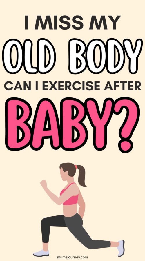 postpartum exercise, exercise after birth
