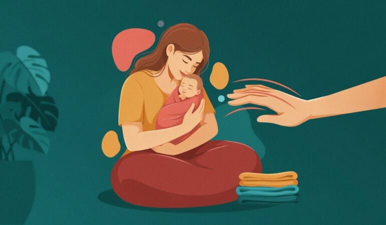 touch after baby