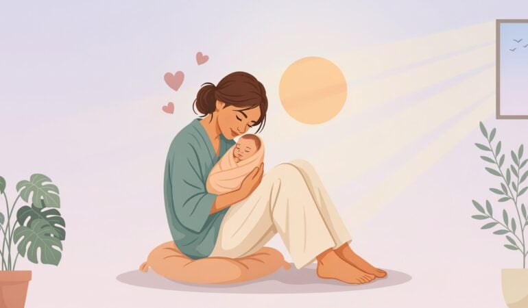 intrusive thoughts after having a baby, new mum tips