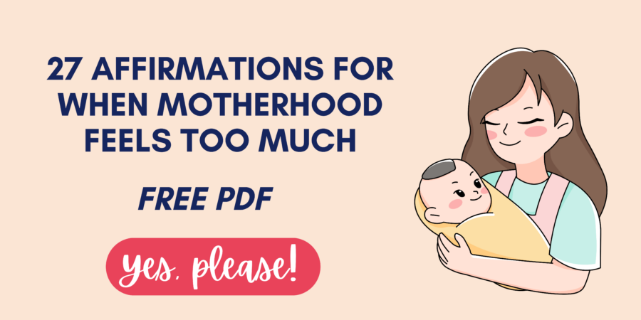affirmations for new mums