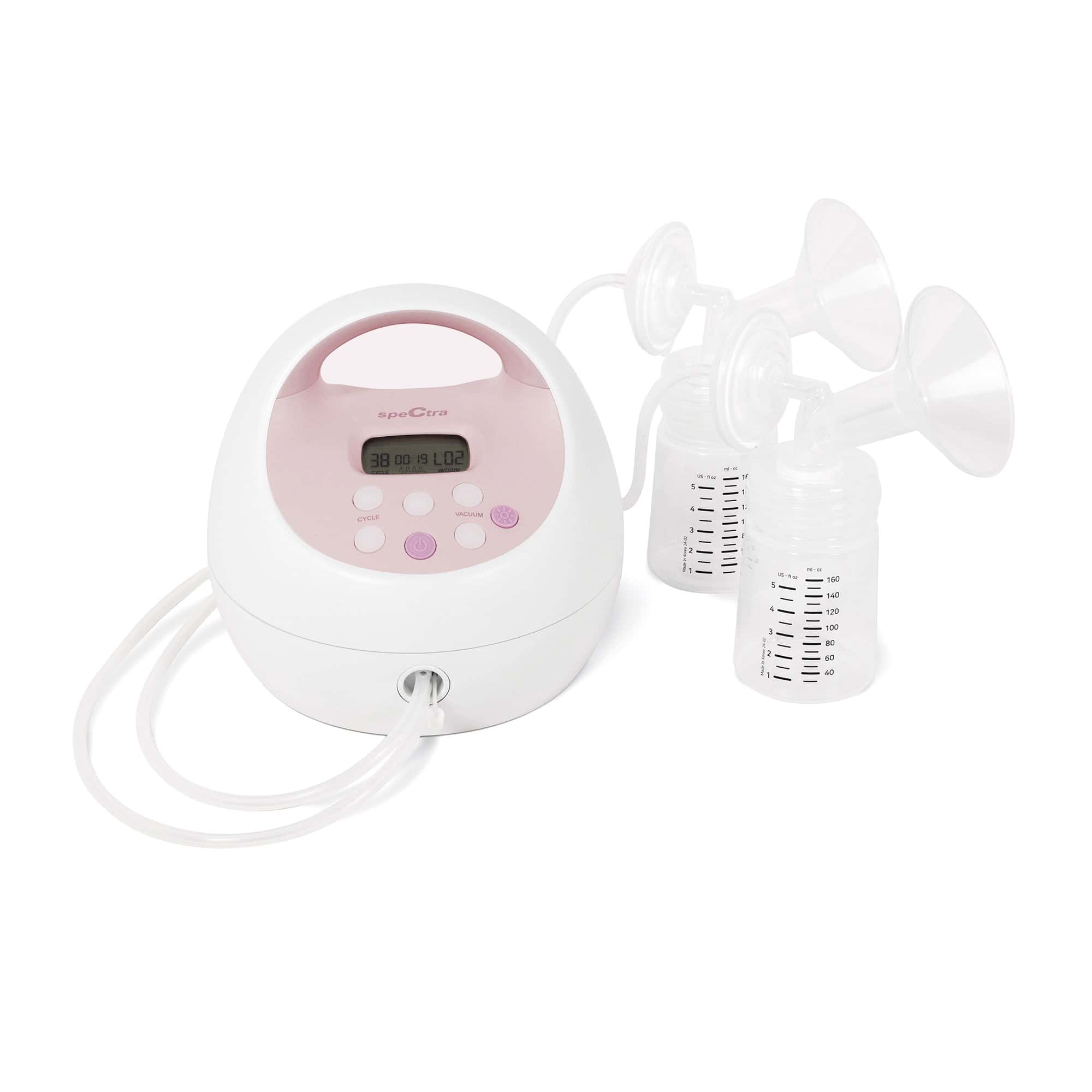 Spectra S1 electric breast pump with milk bottles